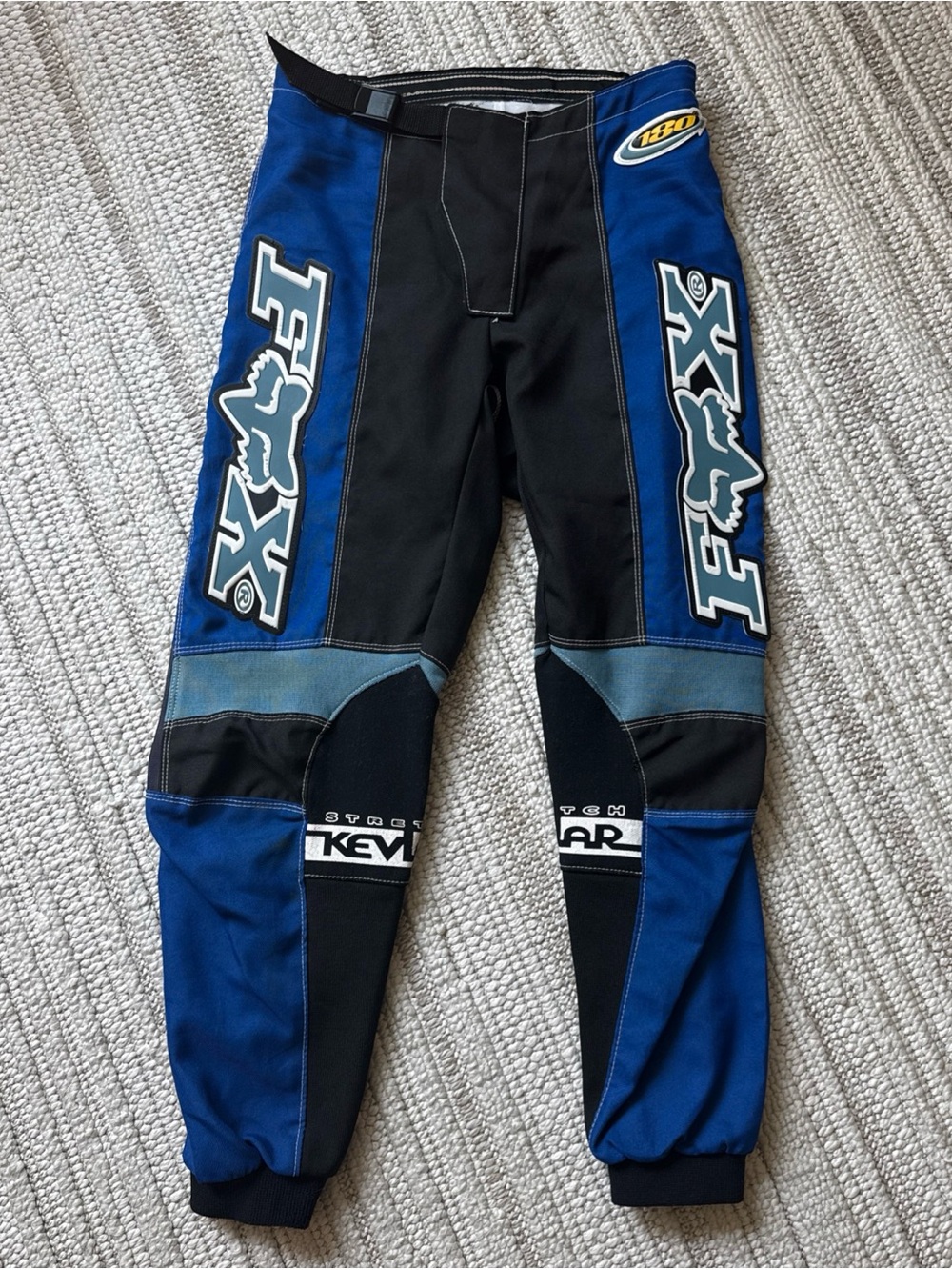 Vintage 90s Fox Racing 180 Racing Street Tech Pants Stretch! BMX Motocross Vtg
